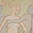 Décor de la salle des mariages à Menton Eurydice meurt (mur de gauche)